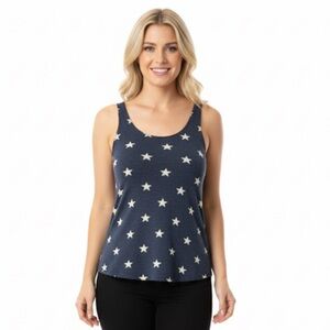 Alternative Apparel small star/July 4th tank
